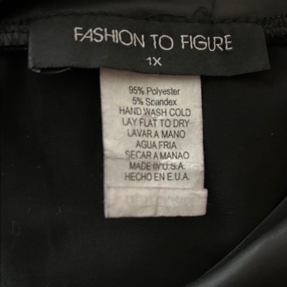 Fashion To Figure Black Pencil Skirt - Picture 4 of 4